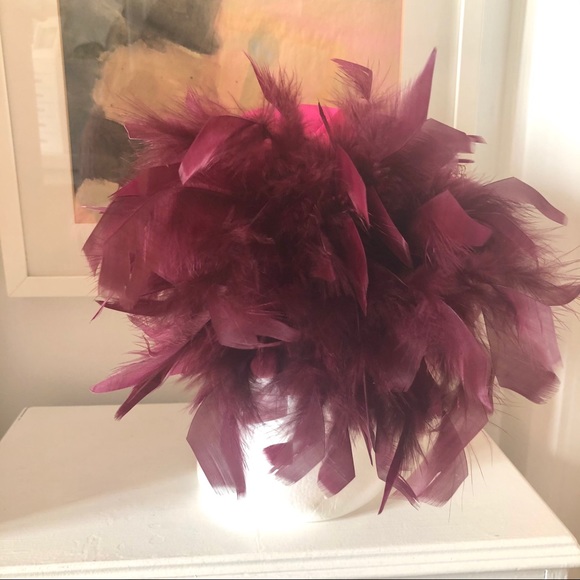 vintage feathered veiled hat - Picture 3 of 12